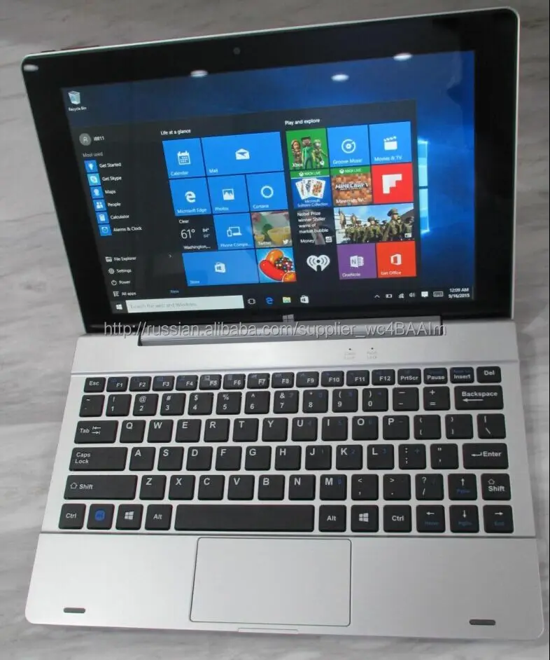 Wopad i101 атом Intel CPU 2 ГБ + 32 ГБ 1280 * 800 IPS Win 10 OS 2 в одном 10 дюймов мини-ноутбук