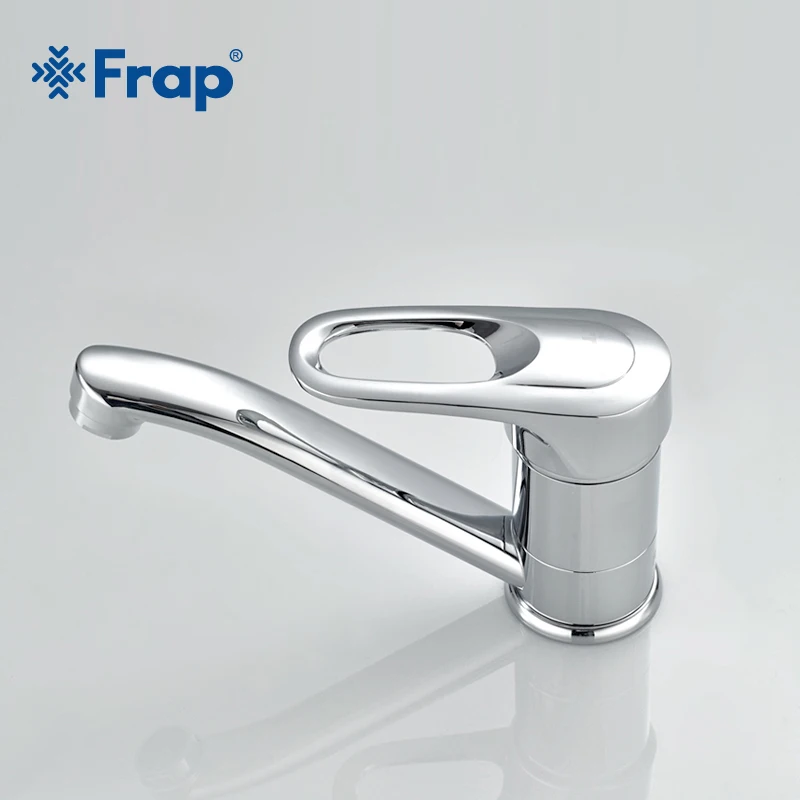 Frap UPC Single Handle Kitchen Faucet 360 Rotating Chrome Finished Cold and Hot Water Mixer F4504