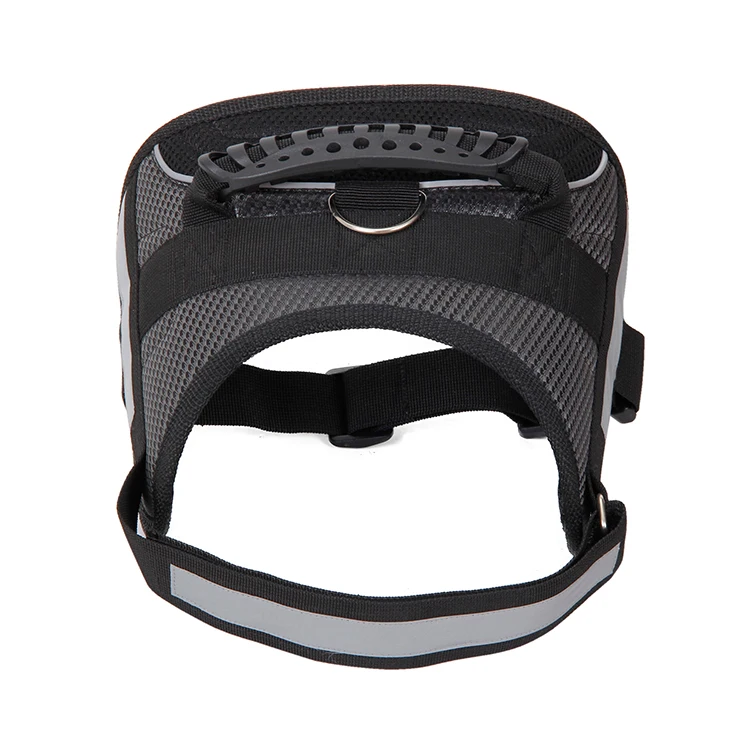 soft safety adjustable reflective pet dog harness vest custom, no pull dog harness with handle for outdoor training walking