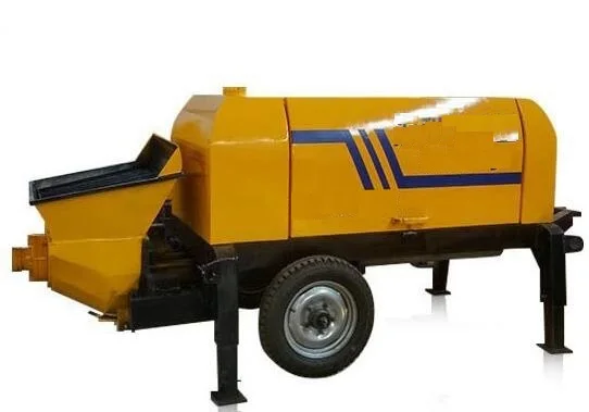 2017China hot sale S tube valve small electric portable concrete pump for fine stone with delivery pump