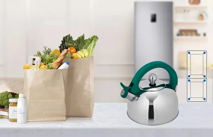 Stove Decorative Whistling Tea Kettle Cooking Polishing Stainless Steel Sustainable,whistling Kettle 1000pcs Metal 2.5L