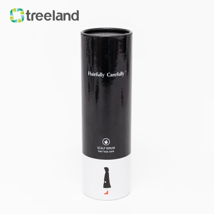 3-piece glossy  telescoping paper tubes cardboard boxes for cosmetic  packaging container