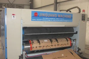 Low price multicolor flexo printing machine with slotter and die cutter