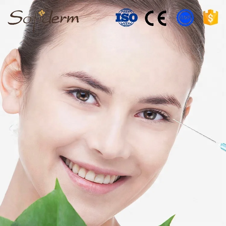 Гель для инъекций с гиалуроновой кислотой Sofiderm, кожный наполнитель против морщин