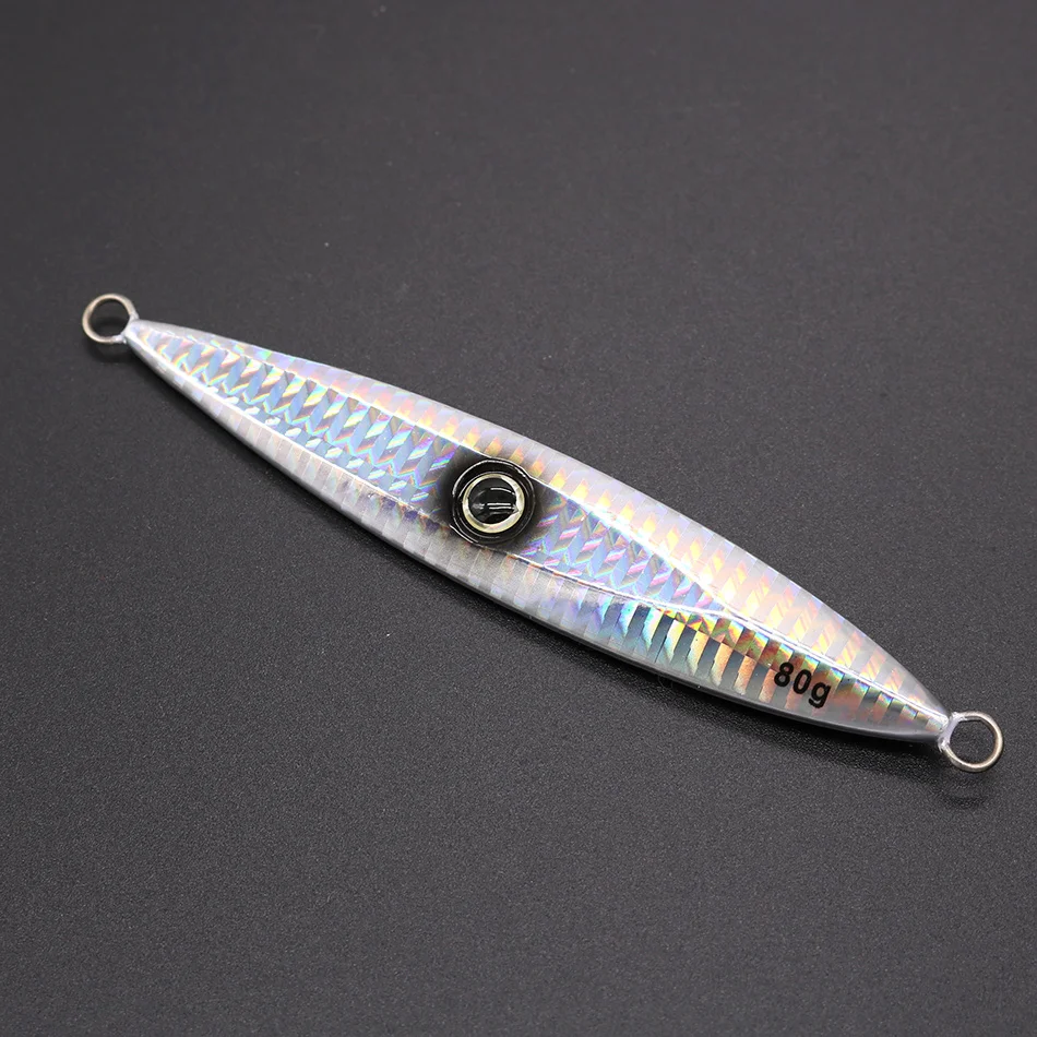 CASTFUN Free Shipping 40g 60g 80g 100g 120g 150g 200g Jig Slow Jig Bait Lures Metal Jig
