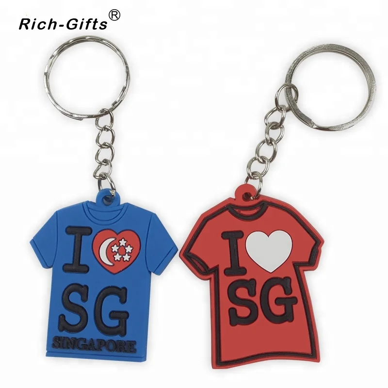 Производитель 3D резиновый брелок для путешествий в городе