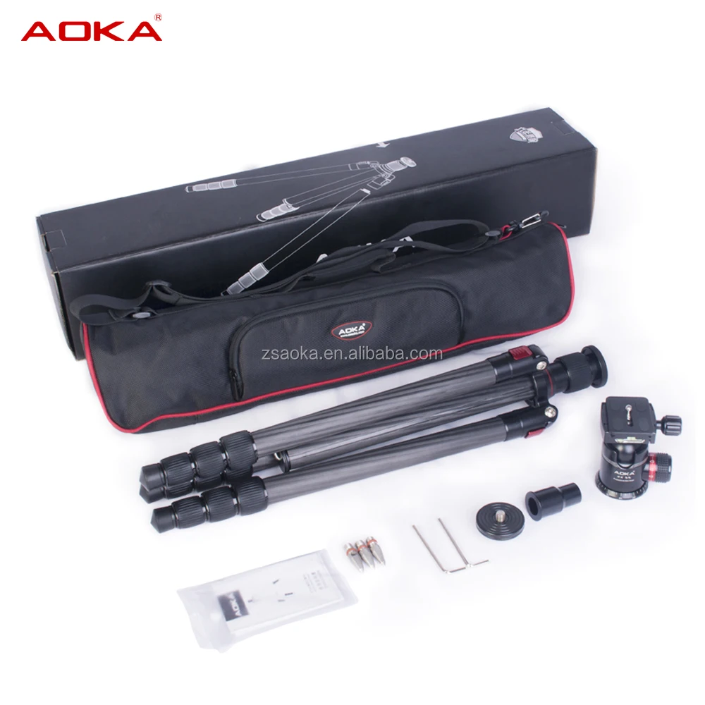 
High quality professional carbon fiber travel tripod for dslr camera 