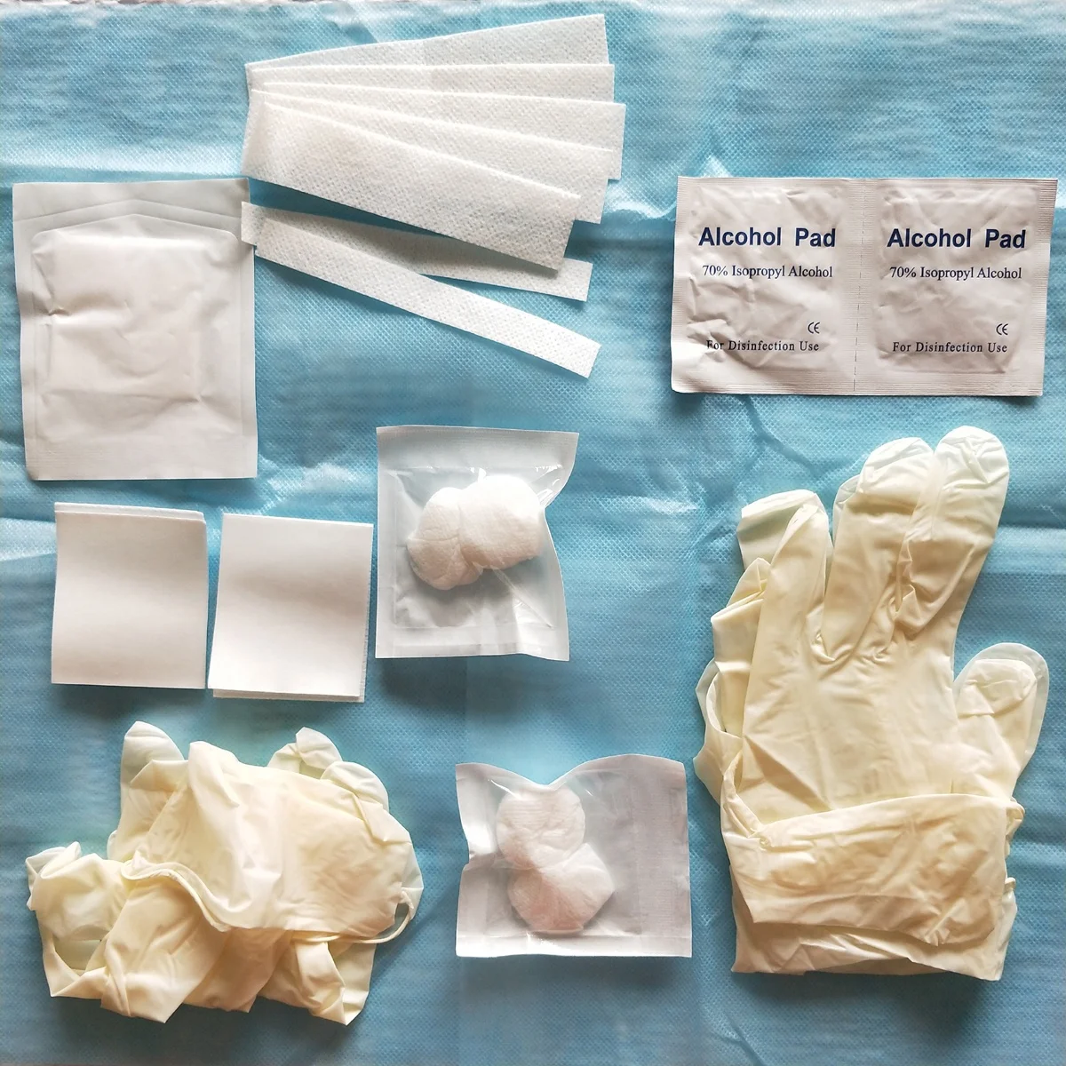 
Sterile Disposable Basic Dressing Pack Wound Dressing Surgical Kit for Hospital 