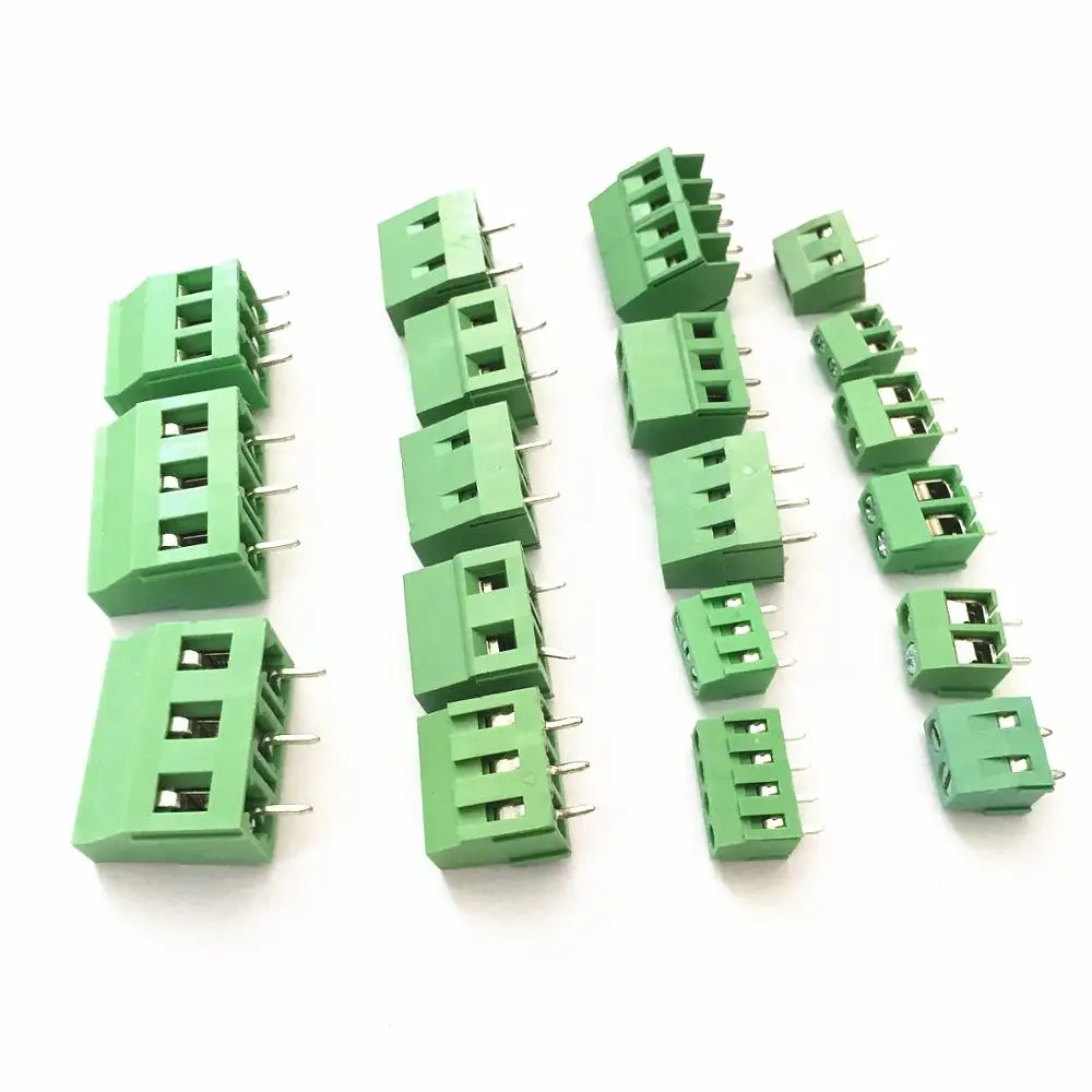 car high quality Straight pin 300V 16A 2 3 4 5 6 8 10 Pin spacing 2.54mm 3.5mm 3.81mm,5.0mm 5.08mm PCB Screw Terminal Block