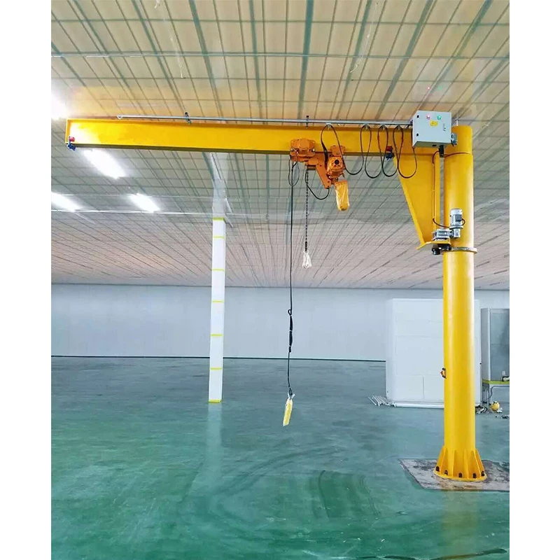 Floor Mounted Jib Crane Pendant Control Electric Jib Crane