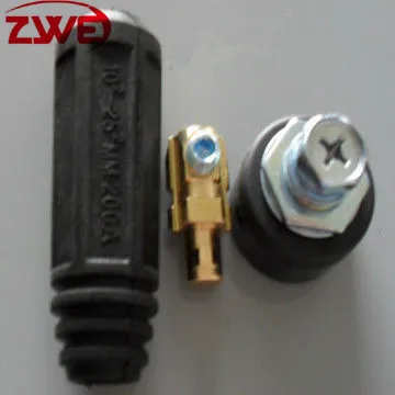 Red and Black Euro Type Welding Cable Socket DKJ10-25ZY