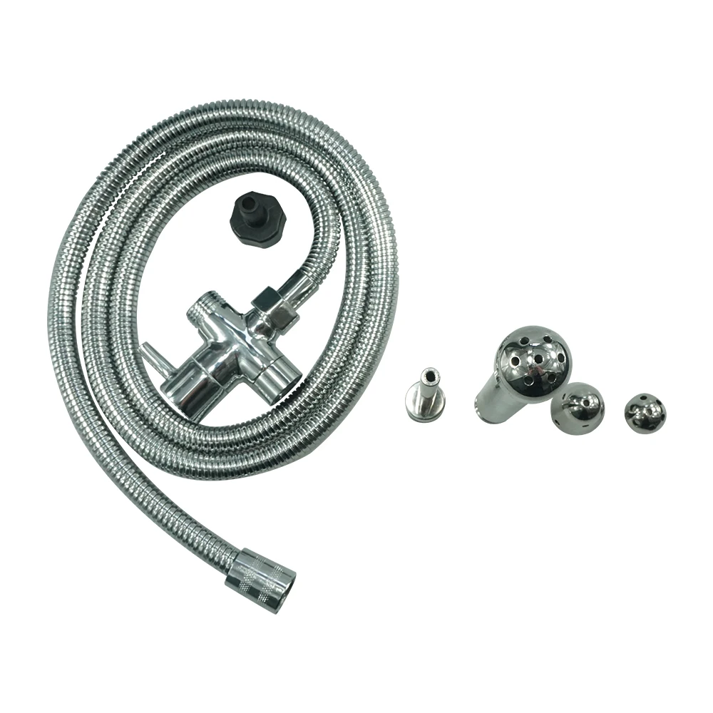 stainless steel Enema set Shower butt cleaning kit System Bathroom Anal douche Sex Toys