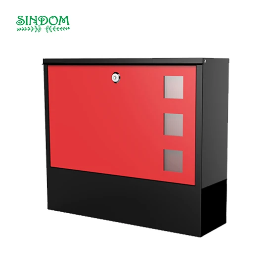 Modern Stainless Steel Post Boxes Wall Mount Mailbox for Apartments