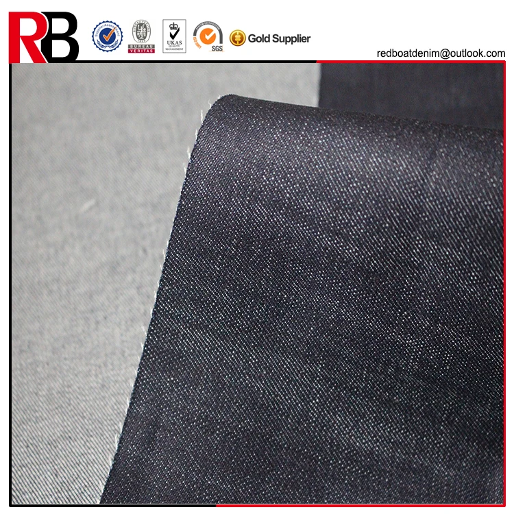 2% polyester 98% cotton regular denim fabric 12 oz stocks