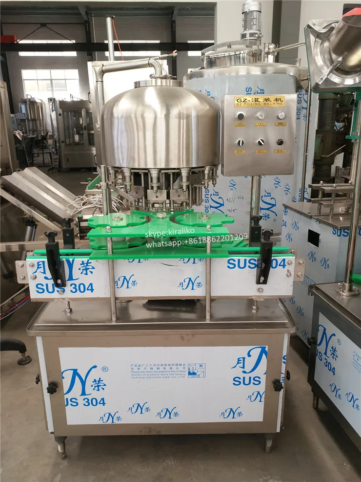 Небольшая установка для розлива минеральной воды, мини-машина для розлива пружинной воды