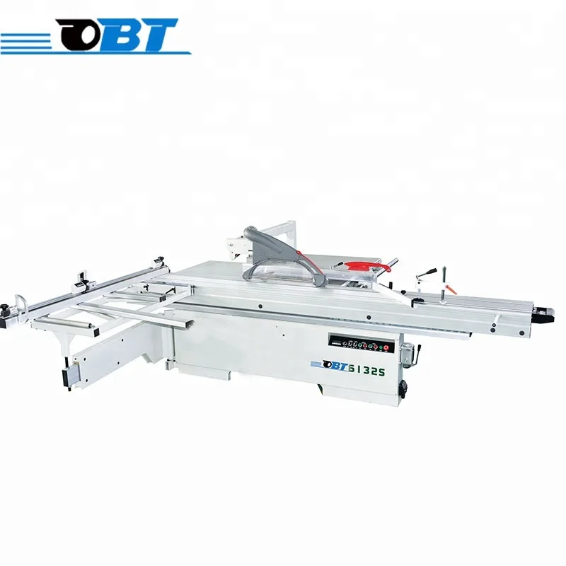 Cheap precision electric woodworking sliding panel cut saw machine