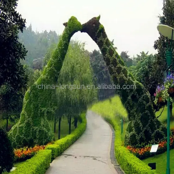 LSD-1209417 Wholesale boxwood topiary giraffe/artificial grass animal topiary