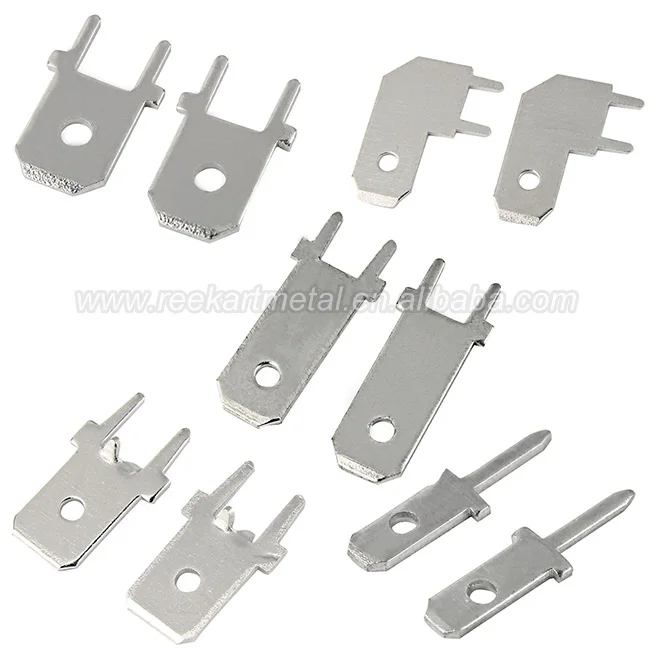 Китайская Фабрика 110 187 205 250 латунная Оловянная паяльная вставка faston type tab pcb Terminal