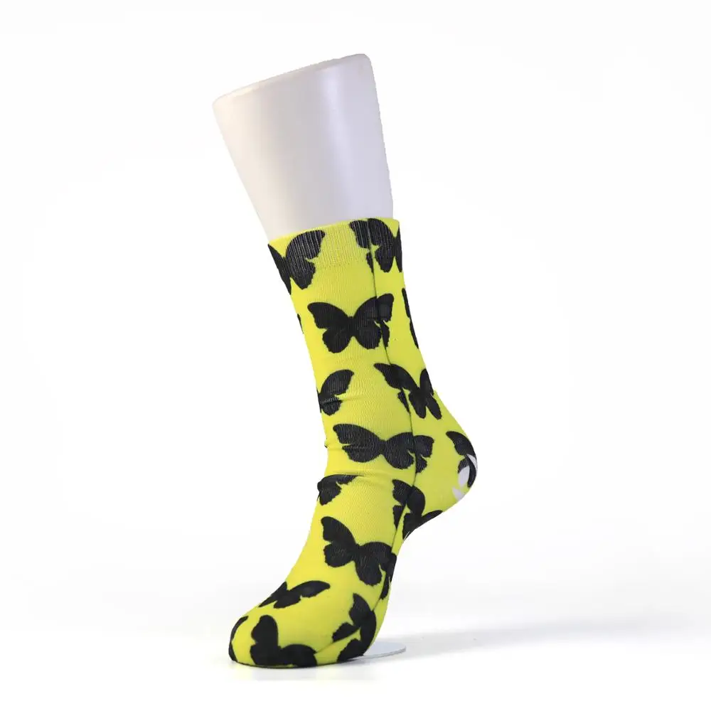 OEM service blank sublimation fashion printing socks