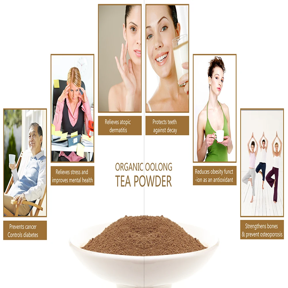 Organic Good Price Brand Herb Medicine Oolong Tea Powder