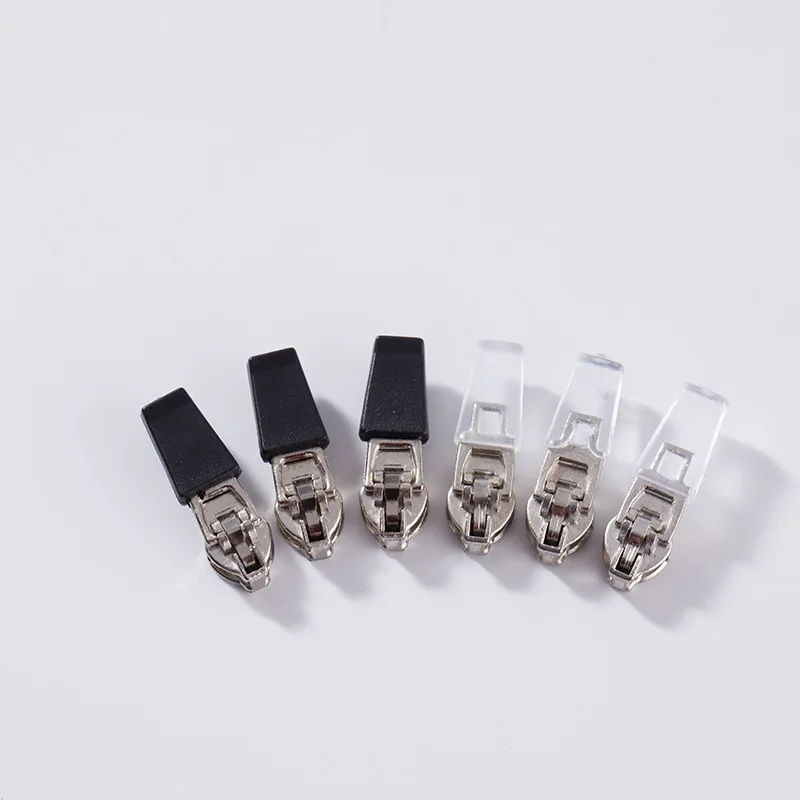 4  YG slider  semi-lock zipper slider with rubber sports zipper puller  for sport garments