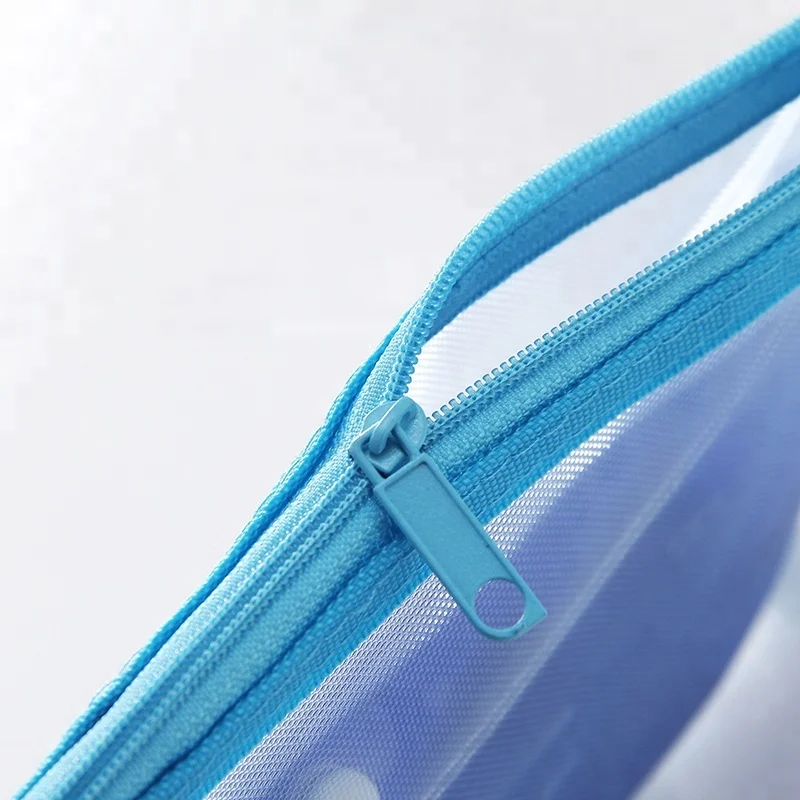 school supplies japanese girls slim kawaii plain pouch pencil case with zipper