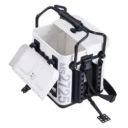 EVA semi-hard Bakkan metal fishing tackle box for tackle storageand bucket keeping