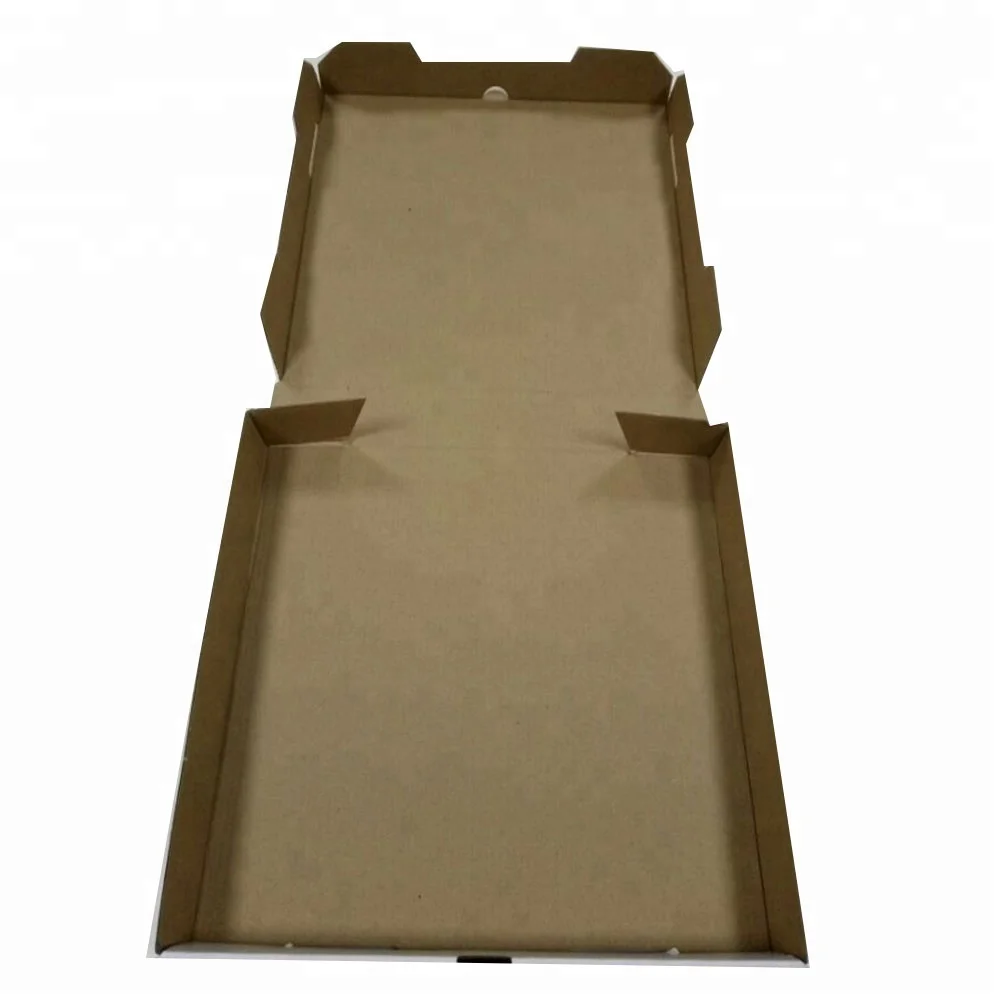 Wholesale high quality cheap custom logo portable thick recycled corrugated delivery baking pizza box