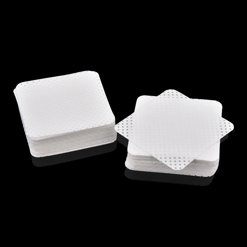 400 ⑤ упак. салфетки для удаления лака для ногтей без ворса, 100% хлопковые салфетки для ногтей