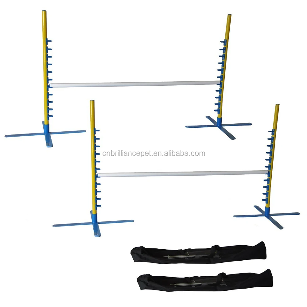 
Dogs Outdoor Games Agility Equipment ; Agility Jump; Pet Hoop Hurdle Bar 