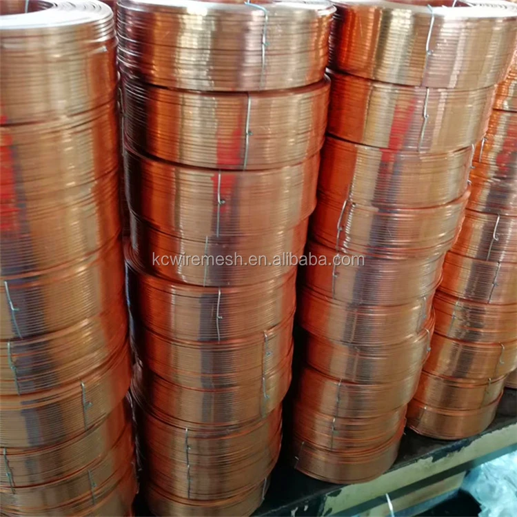 Factory!!!!!!!! Kangchen copper wire scrap, Carton Copper Coating Stitching Flat Wire