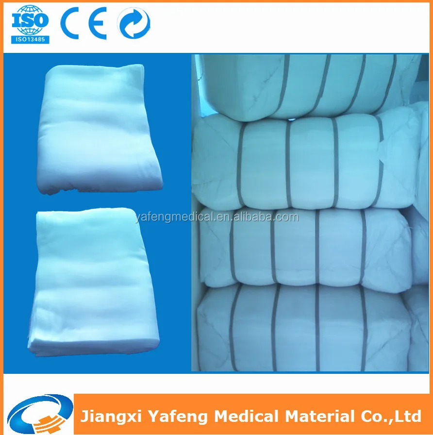 
100% cotton medical surgical zigzag gauze with CE & ISO 13485 