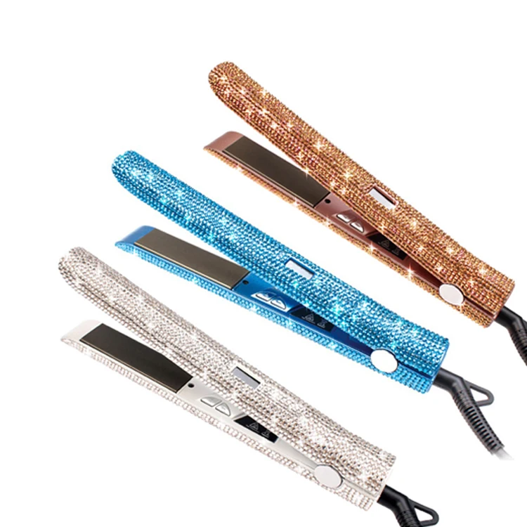 Hot Selling Hair Tool Bling Flat Iron Crystal Hair Straightener