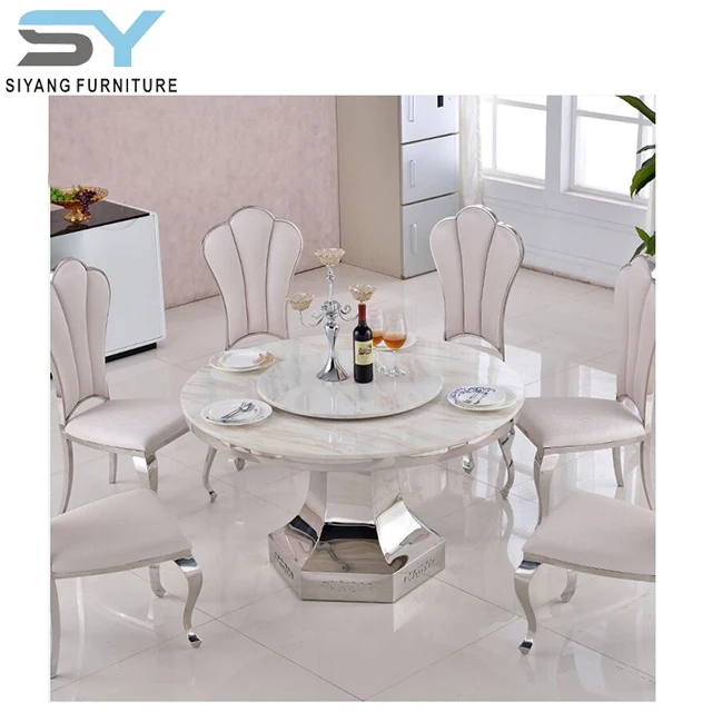 Hot selling modern design round dining table set CT030