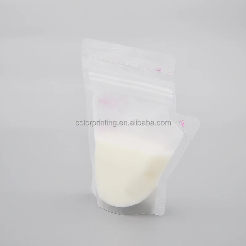 Hot selling bpa free 250ml baby feeding  milkstorage  bags
