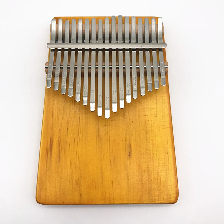 Музыкальный инструмент с логотипом под заказ, 17 клавиш, калимба, пианино с большим пальцем