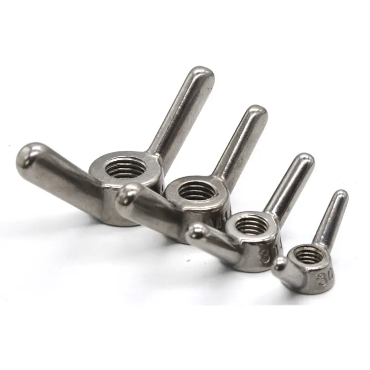 DIN 315 Wing nuts  SS304 large wing nuts din315 washered wing nut