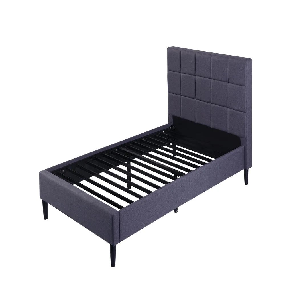 Modern simple bed with storage space DJ-BD03-3 bedroom furniture metal flat bed frame