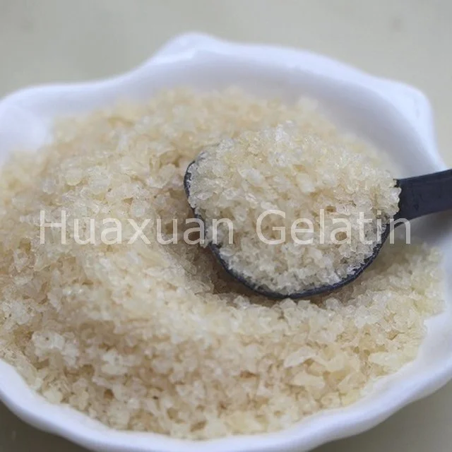 Wholesale Food Additives bulk Bovine hide gelatina Food grade Halal edible beef skin gelatin