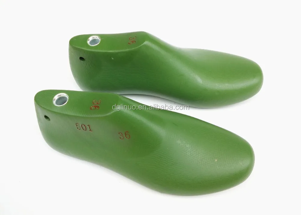 Ladies flat heel round toe plastic shoe lasts 501