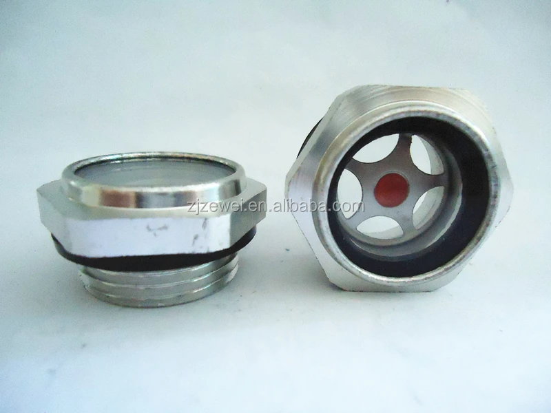 metric thread aluminum alloy oil level sight glass