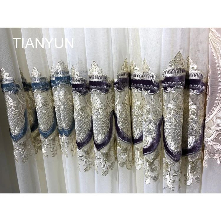 Polyester Sheer Window Voile Rod Pocket Panel Curtain