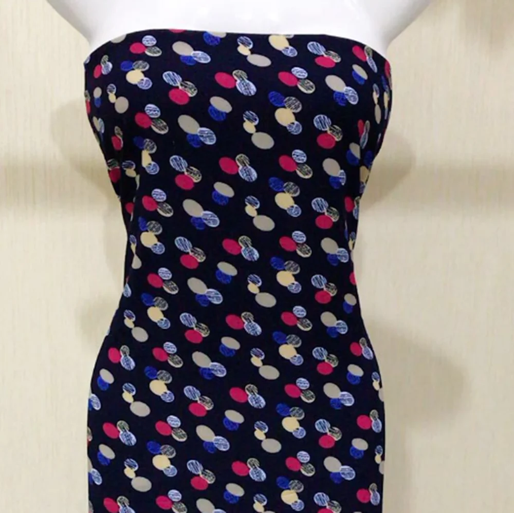 Shaoxing текстиль на заказ вискоза 100% пряжа печатная ткань вискоза для платья