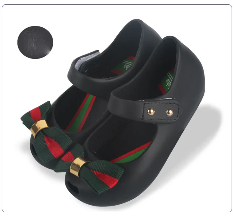 
Hot Sale PVC Girls Sandals Butterfly Knot Fish Head Kids Shoes 