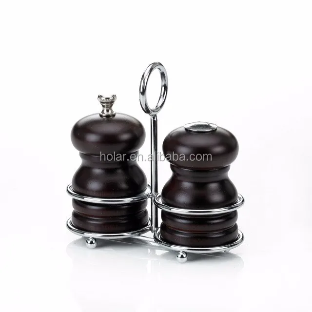 [Holar] Taiwan Made Salt shaker and Pepper mill Set with Stand Series