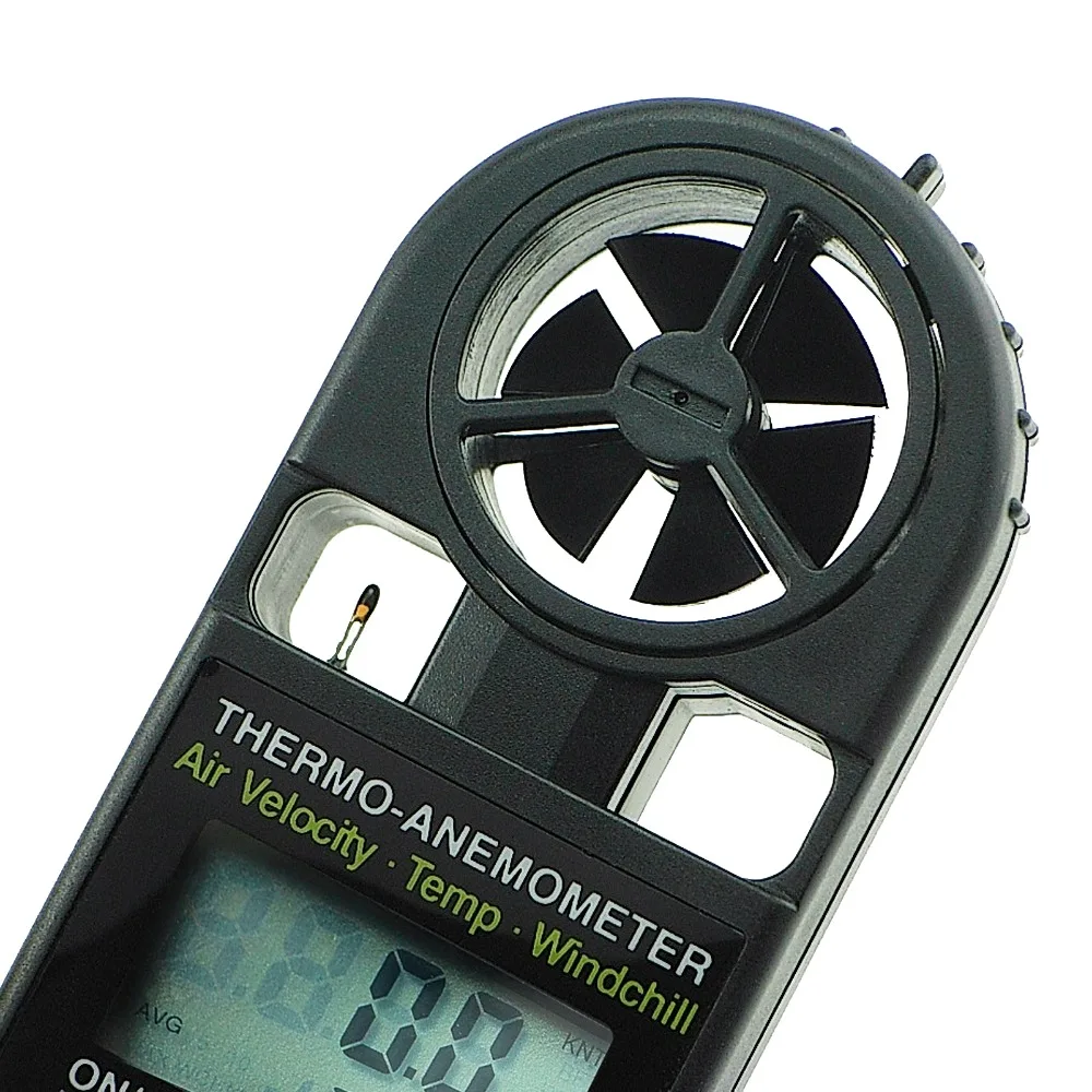 Цифровой 3-в-1 карман Термо Анемометр температуры град. F/deg. C Windchill Air 0 5 ~ 44 7 миль/60 3937 футов/м Windspeed
