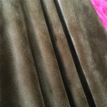 Spandex micro velvet fabric super soft velvet for pajamas cloth lining