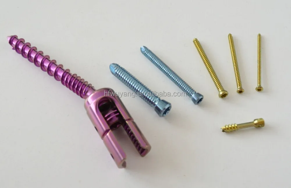 Orthopedic Implant Spine titanium Screw Surgery Polyaxial Pedicle Screw