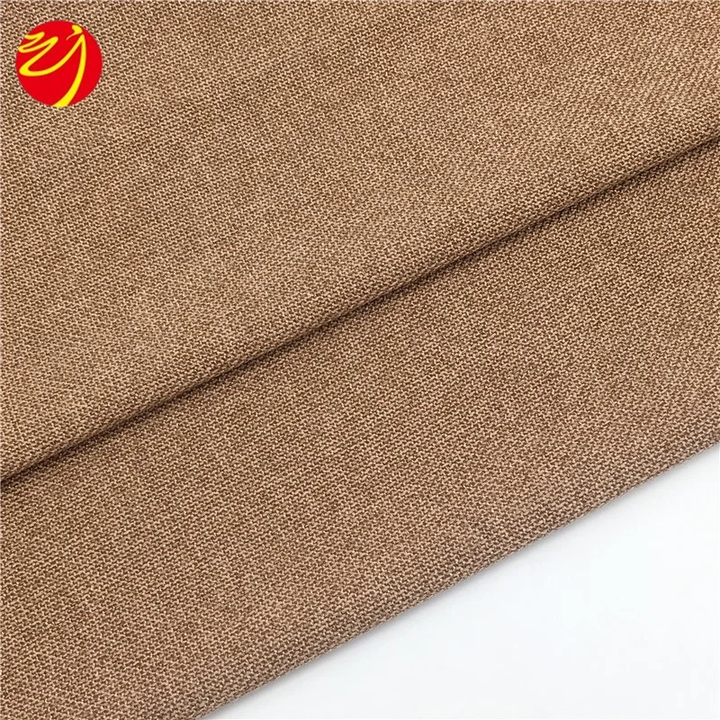 China Manufacturer Cheap 100% Polyester Faux Linen Sofa Crutain Table Cloth Home Textile Fabric