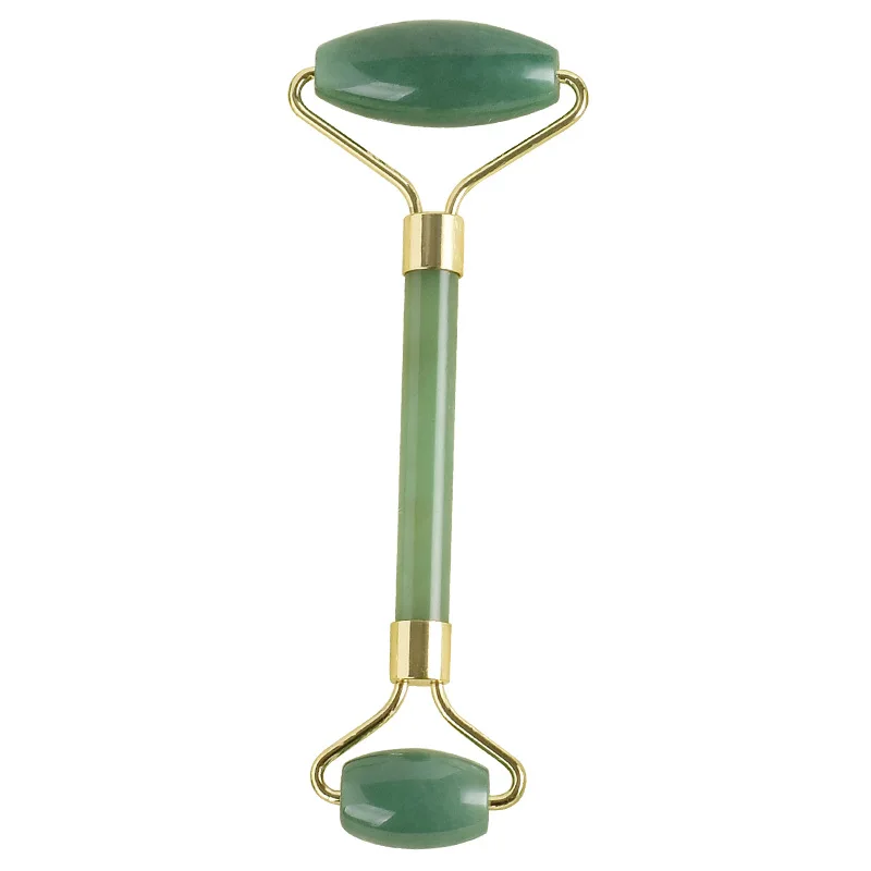 
multifunctional facial anti aging massage aventurine jade roller 